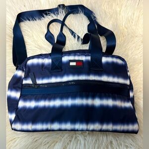 Gently used Tommy Hilfiger Weekender Blue and White